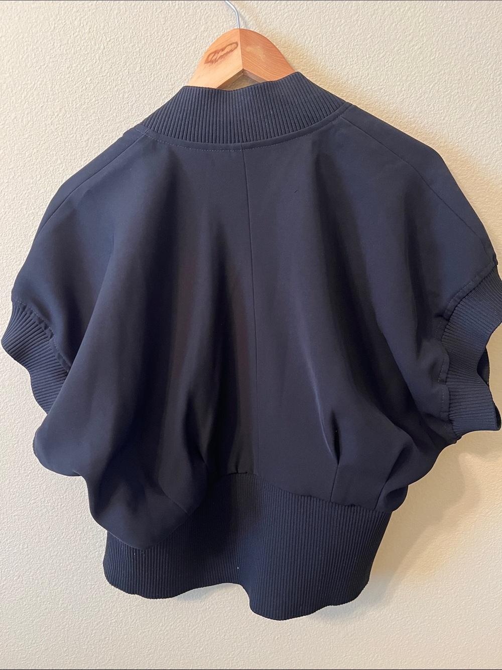 Louis Vuitton uniform black Short-Sleeve Bomber Jacket - Picture 3 of 3